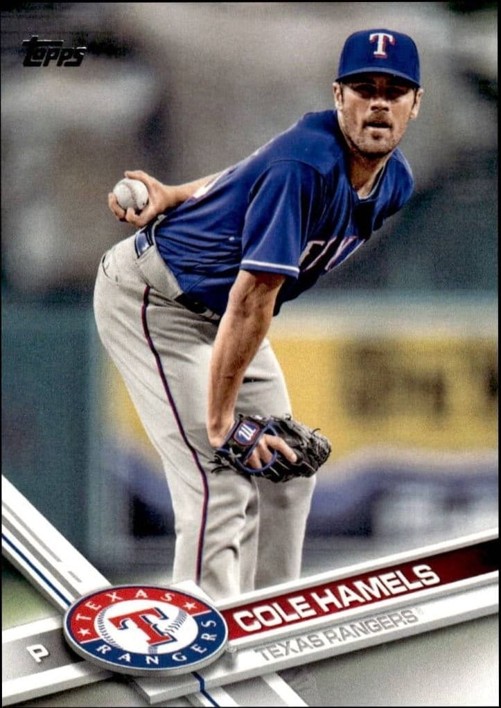 2017 Topps Series 2 Cole Hamels #640 trading card