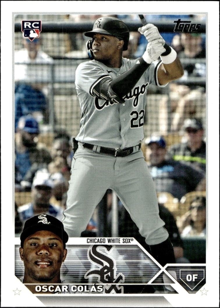 Oscar Colas 2023 Topps Series 2 #545 Baseball Trading Card - Front 2023 Topps Series 2 Oscar Colas #545 baseball trading card front