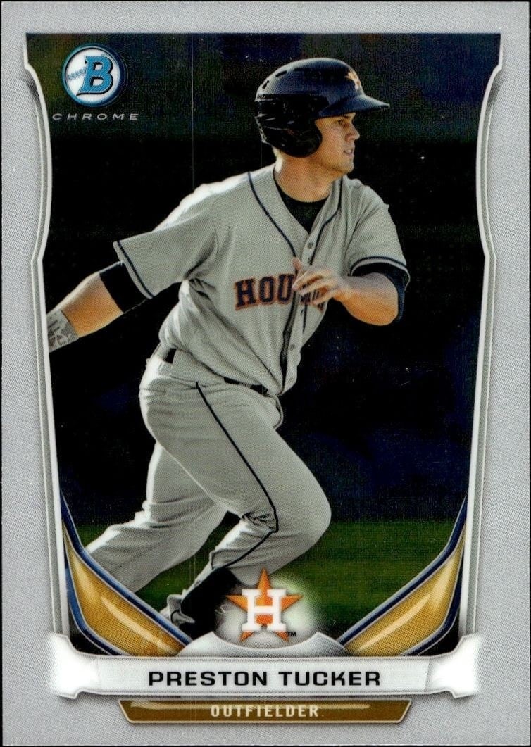 2014 Bowman Chrome Preston Tucker #BCP28 trading card