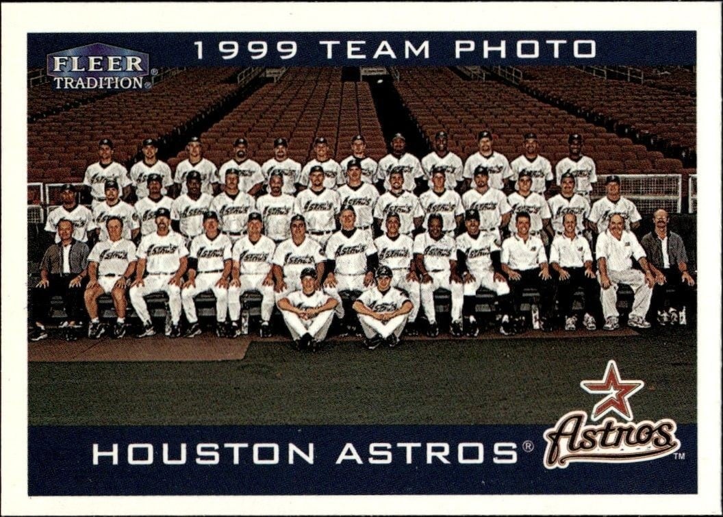 2000 Fleer Tradition Glossy Houston Astros #162 trading card