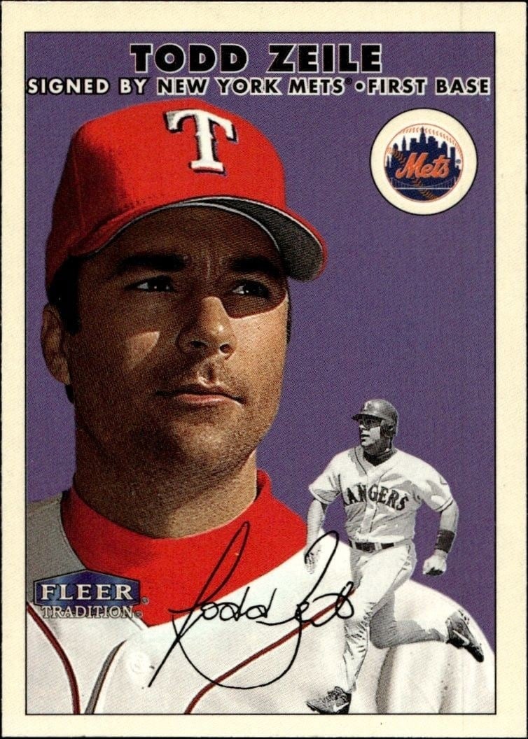 2000 Fleer Tradition Glossy Todd Zeile #387 trading card