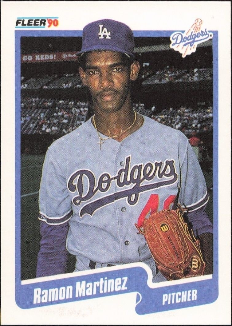 1990 Fleer Ramon Martinez #402 trading card