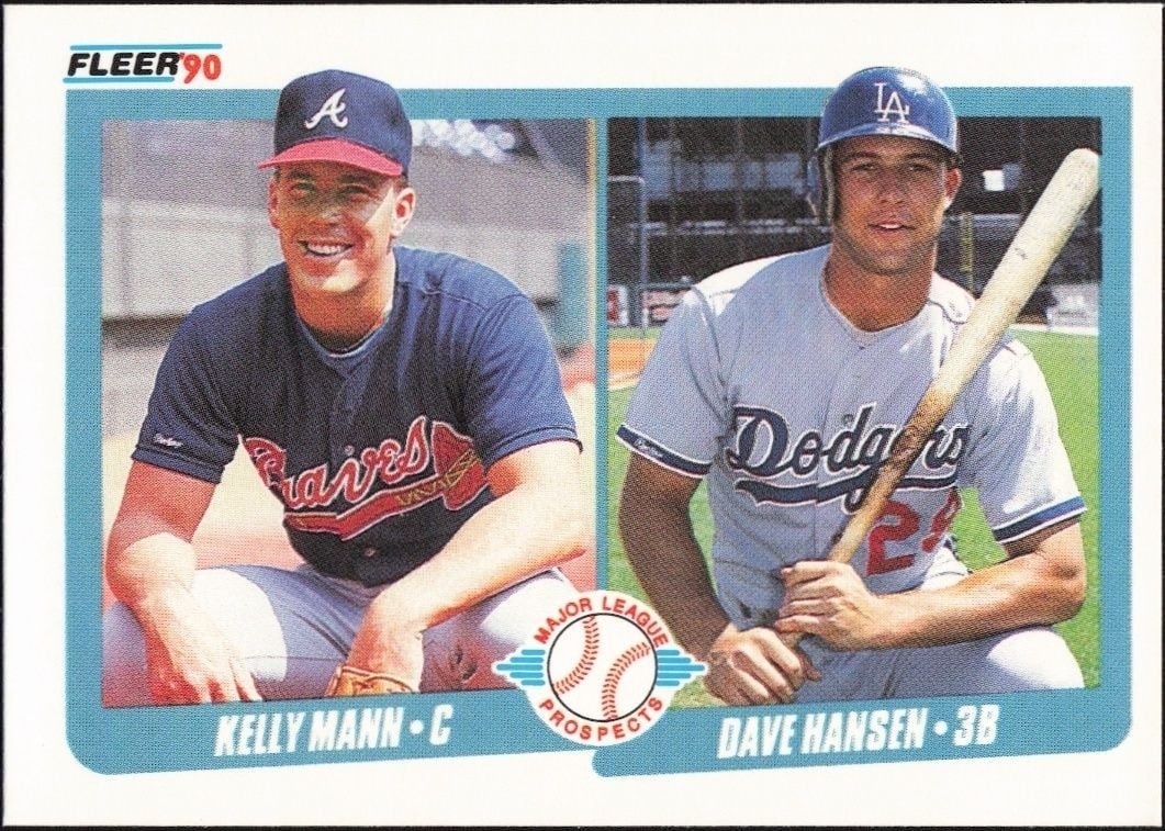 1990 Fleer Kelly Mann #642 trading card