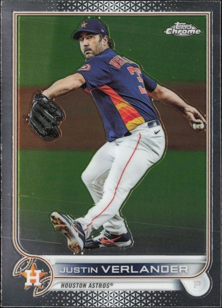 2022 Topps Chrome Justin Verlander #87 trading card