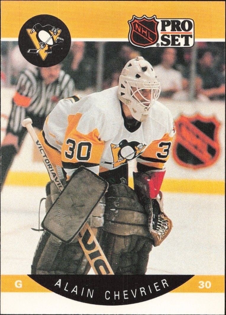 1990-91 Pro-Set Alain Chevrier #230 trading card