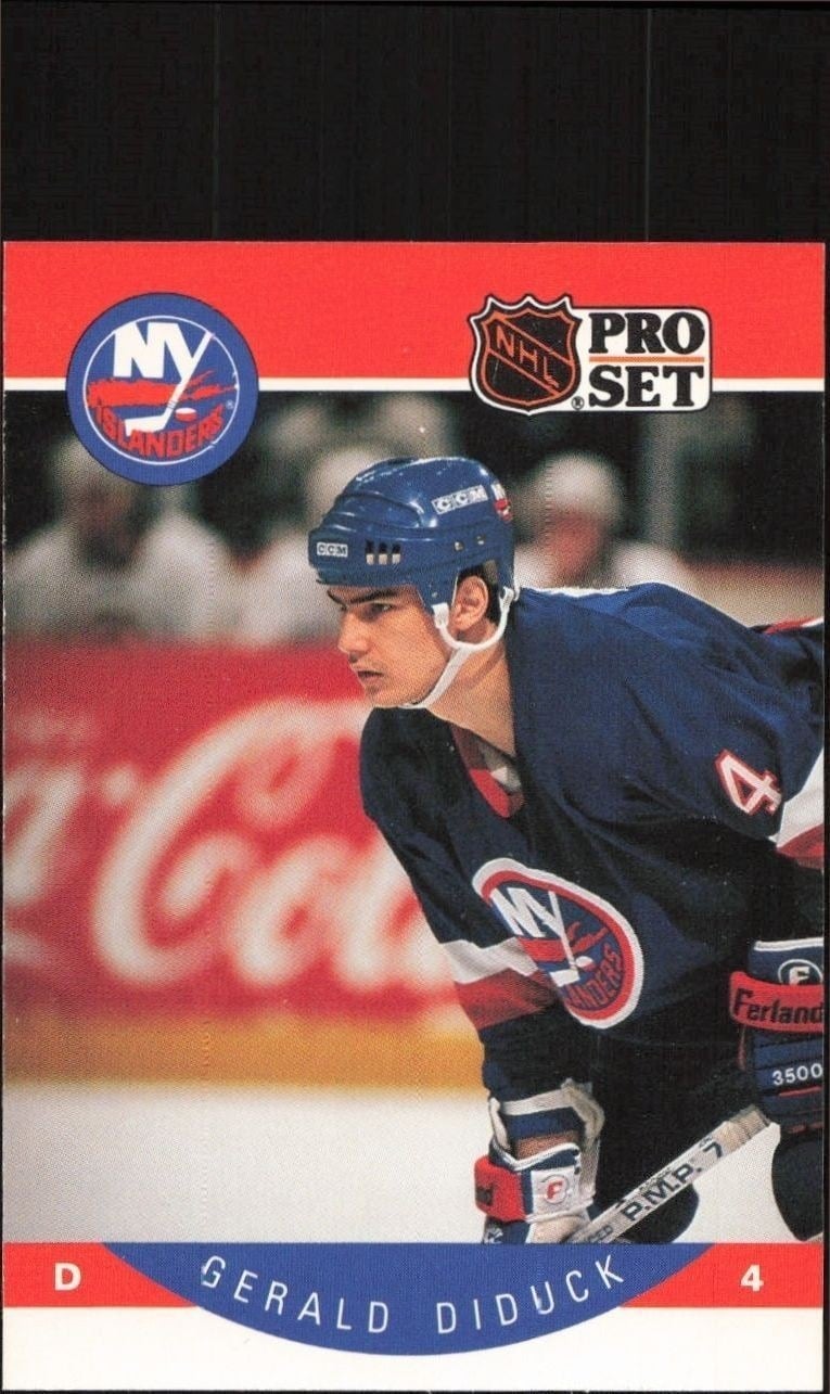 1990-91 Pro-Set Gerald Diduck #180 trading card