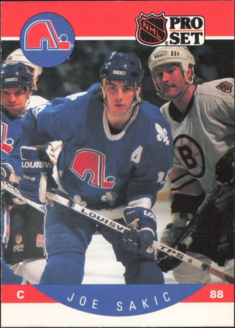 1990-91 Pro-Set Joe Sakic #257 trading card