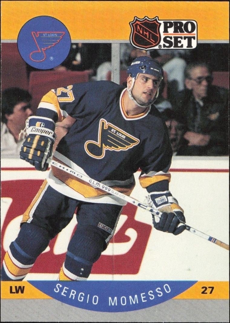 1990-91 Pro-Set Sergio Momesso #268 trading card