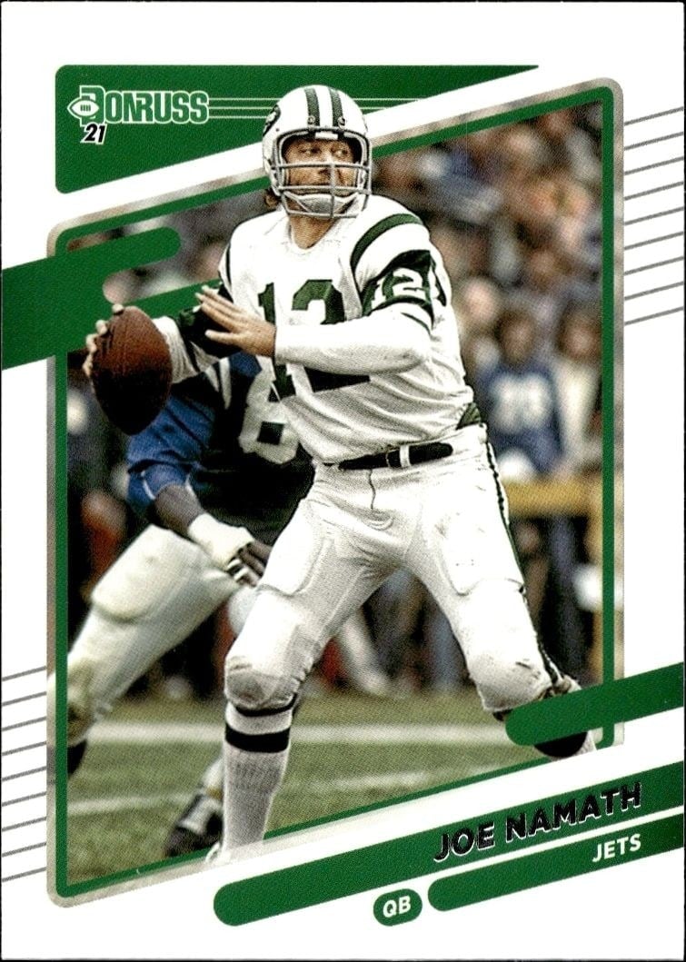 2021 Panini Donruss Joe Namath #42 trading card