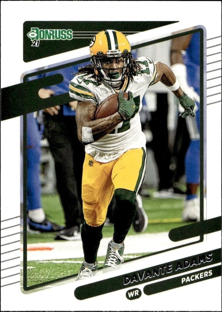 2021 Panini Donruss Davante Adams #158 trading card