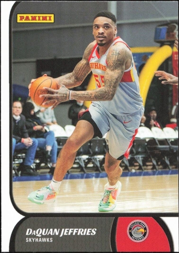 2021-22 Panini NBA G League Daquan Jeffries #35 trading card