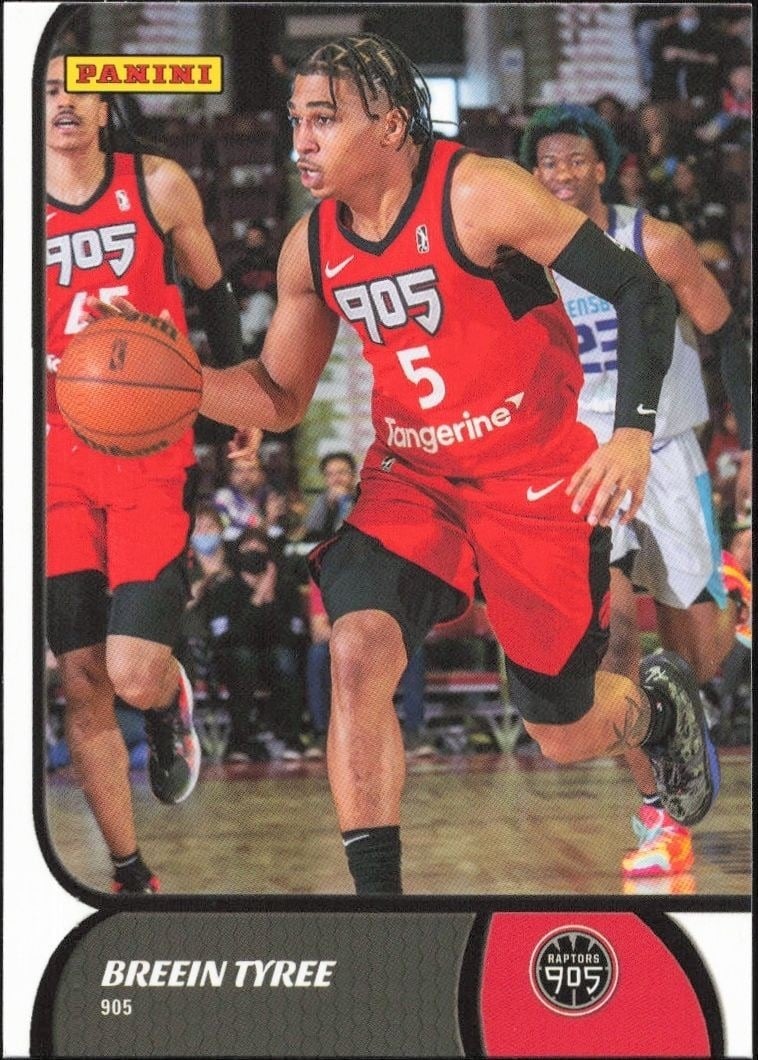 2021-22 Panini NBA G League Breein Tyree #109 trading card