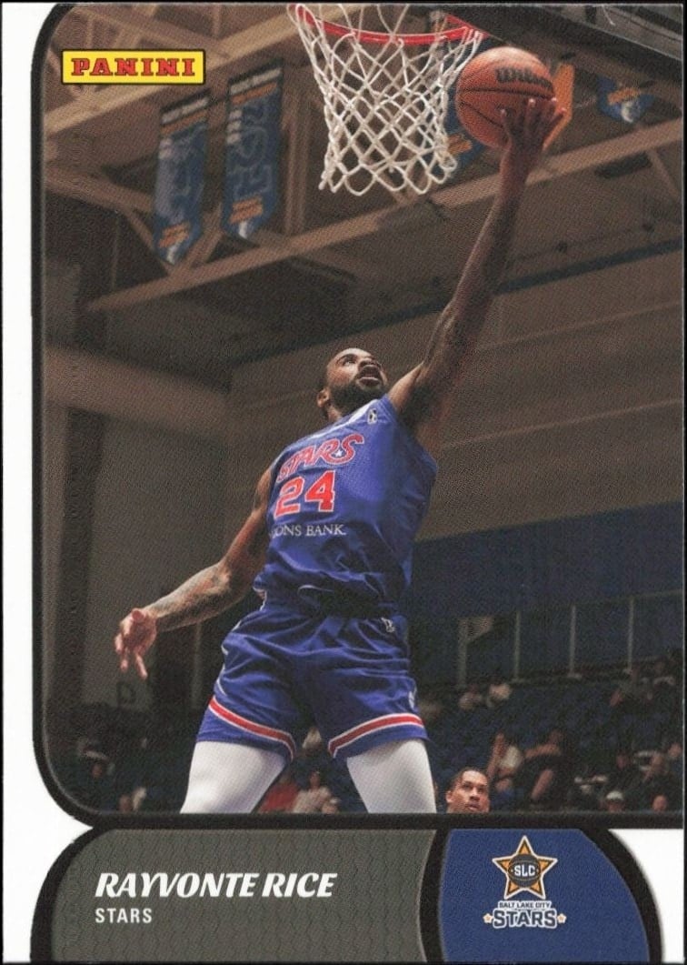 2021-22 Panini NBA G League Rayvonte Rice #122 trading card