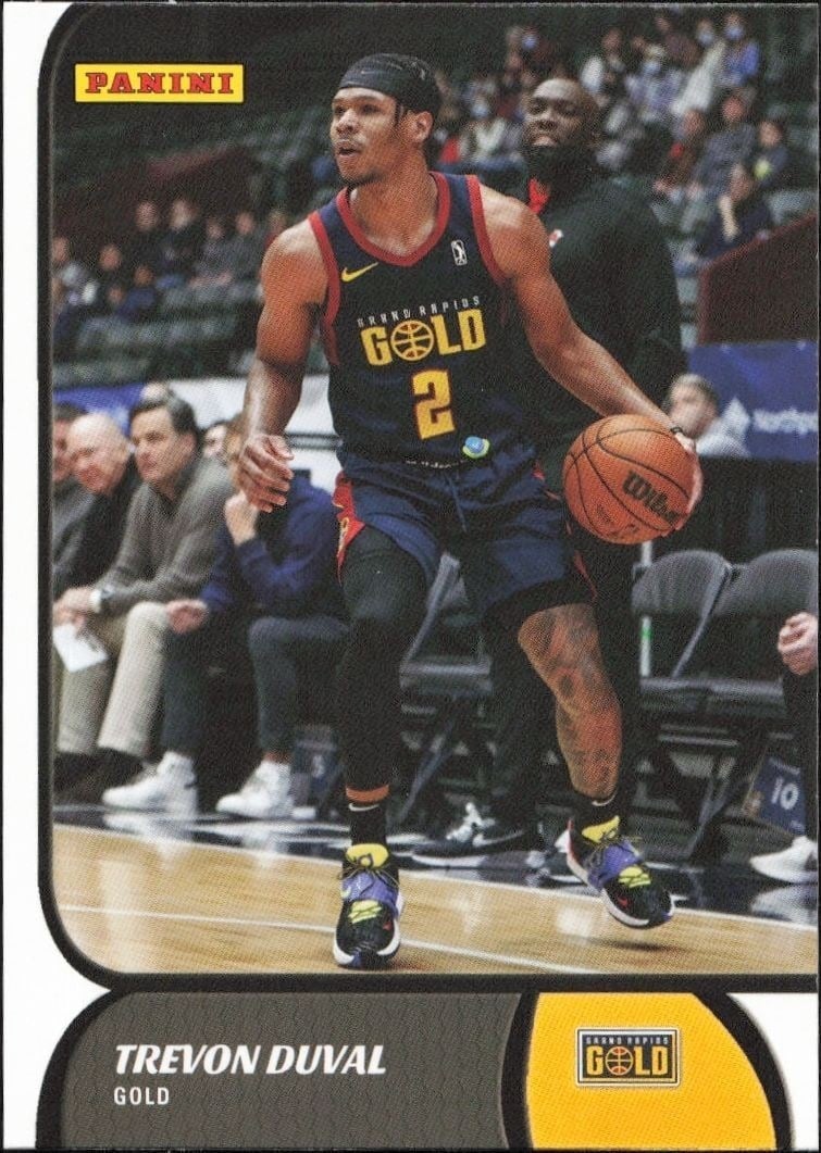 2021-22 Panini NBA G League Trevon Duval #58 trading card