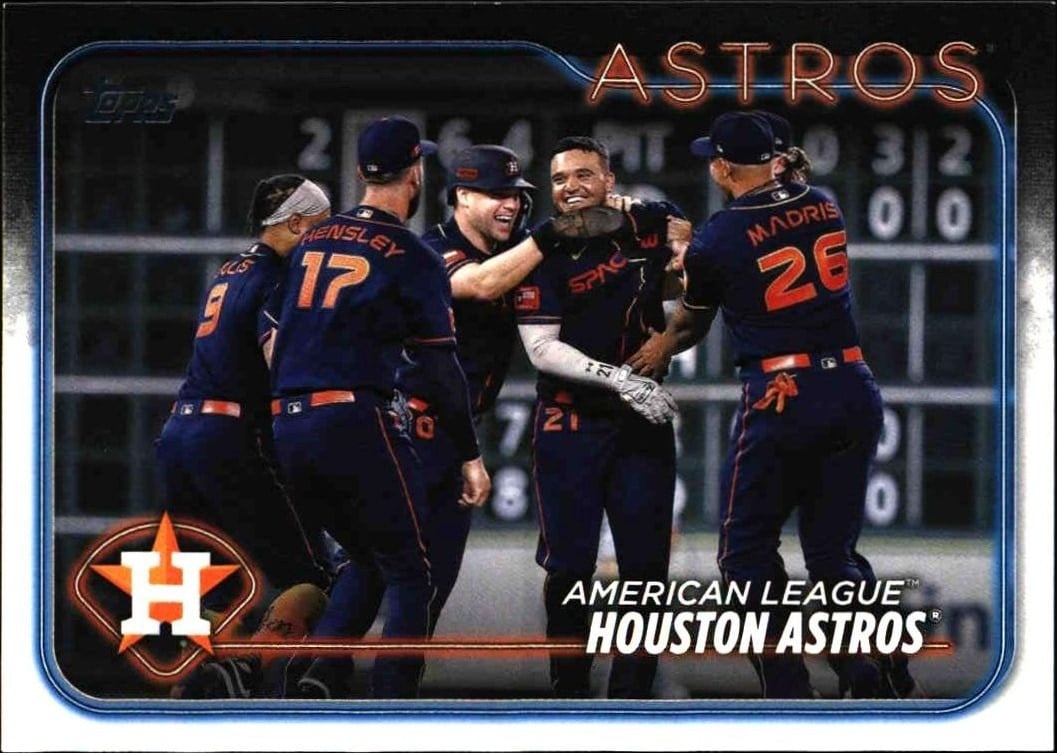 2024 Topps Series 1 Houston Astros #132 trading card