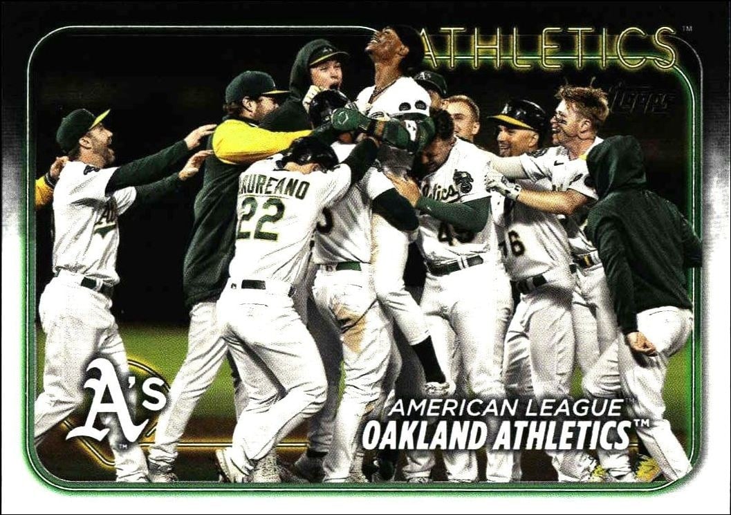 2024 Topps Series 2 Oakland Athletics #688 trading card