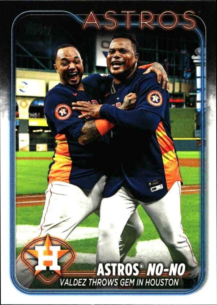 2024 Topps Series 1 Astros No-No #329 trading card