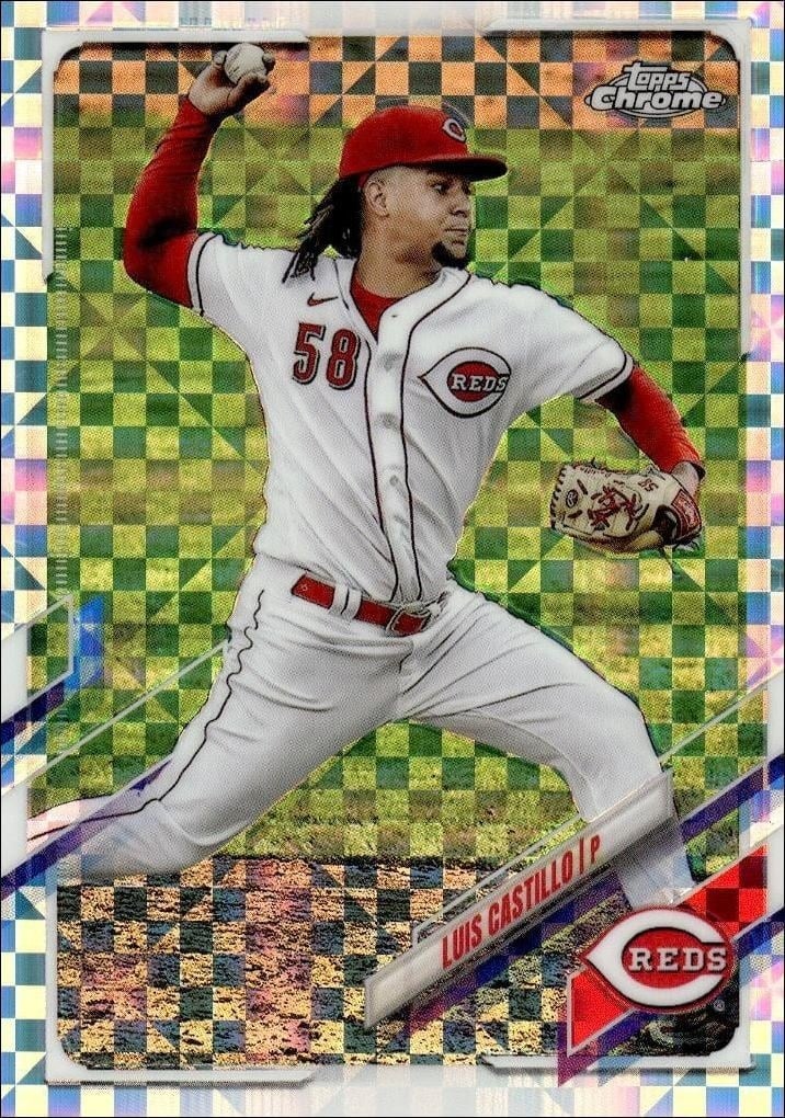 2021 Topps Chrome Luis Castillo #31 trading card