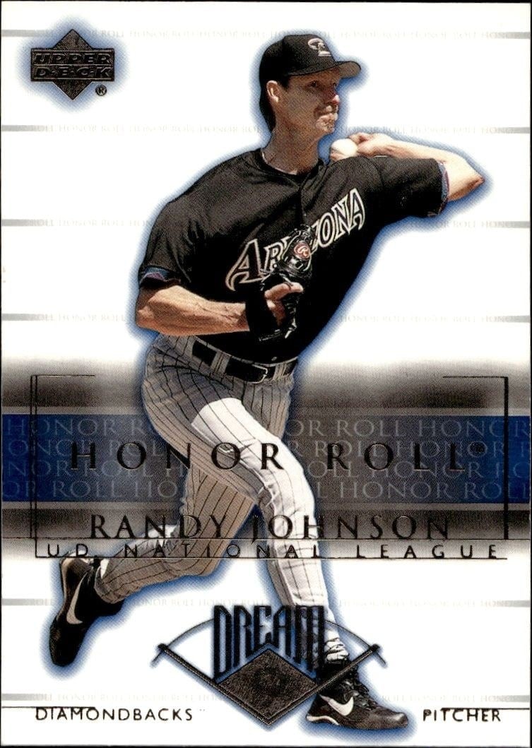 2002 Upper-Deck Honor Roll Randy Johnson #1 trading card