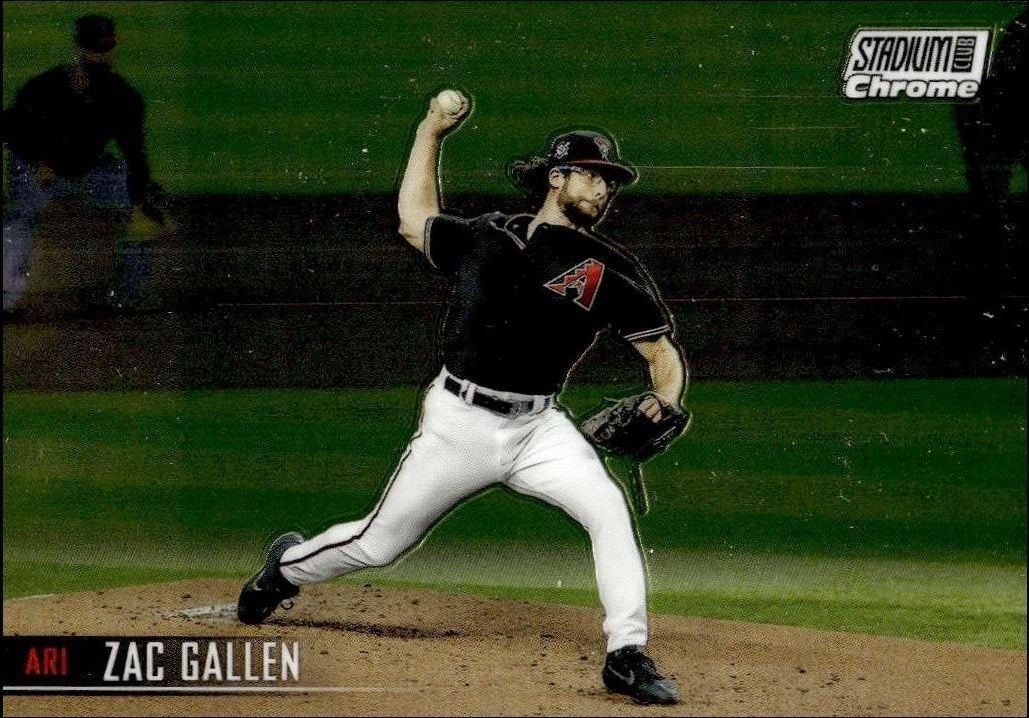2021 Topps Stadium Club Chrome Zac Gallen #288 trading card