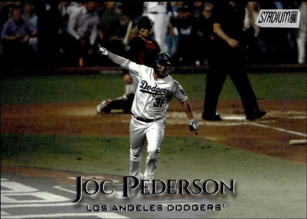 2019 Topps Stadium Club Joc Pederson #158 trading card
