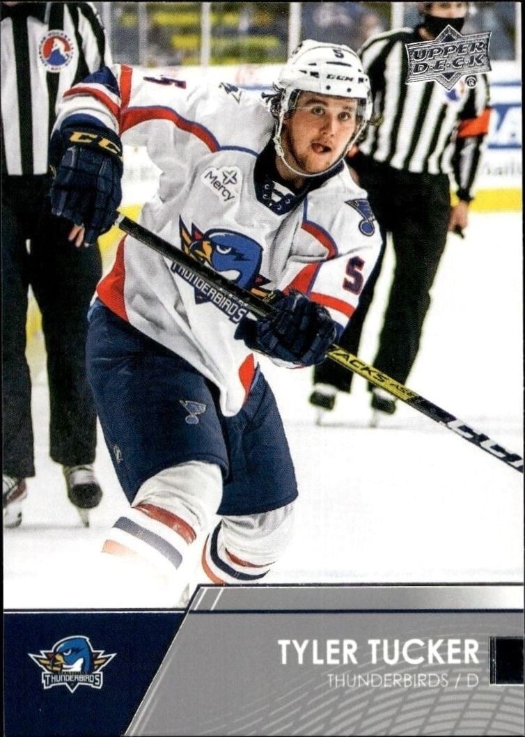 2021-22 Upper-Deck AHL Tyler Tucker #40 trading card