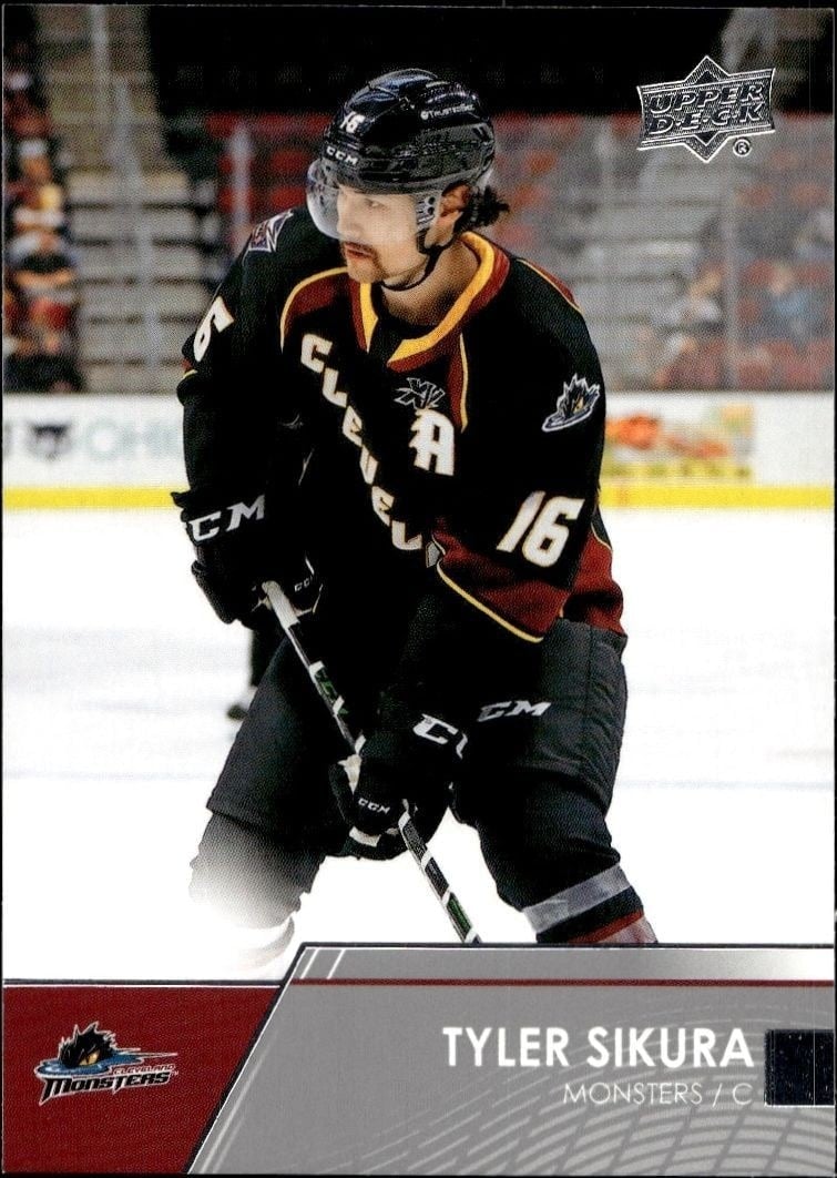 2021-22 Upper-Deck AHL Tyler Sikura #23 trading card