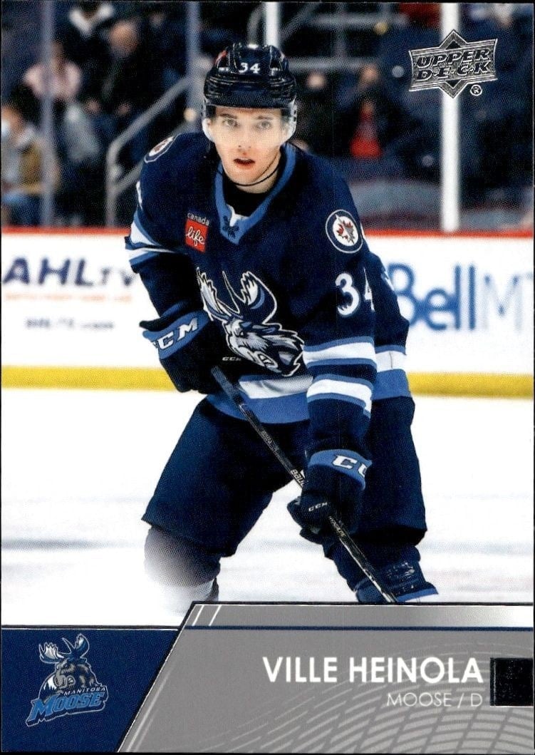 2021-22 Upper-Deck AHL Ville Heinola #29 trading card