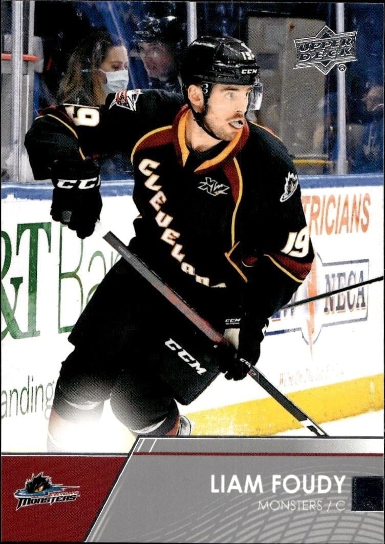 2021-22 Upper-Deck AHL Liam Foudy #78 trading card