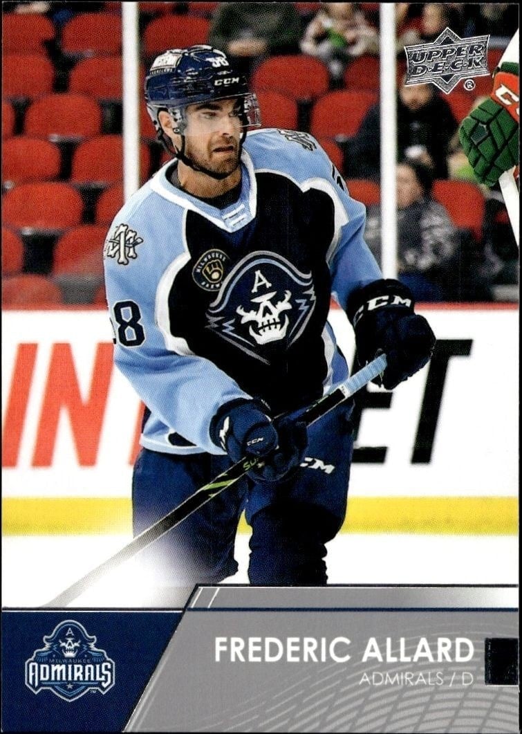 2021-22 Upper-Deck AHL Frederic Allard #59 trading card