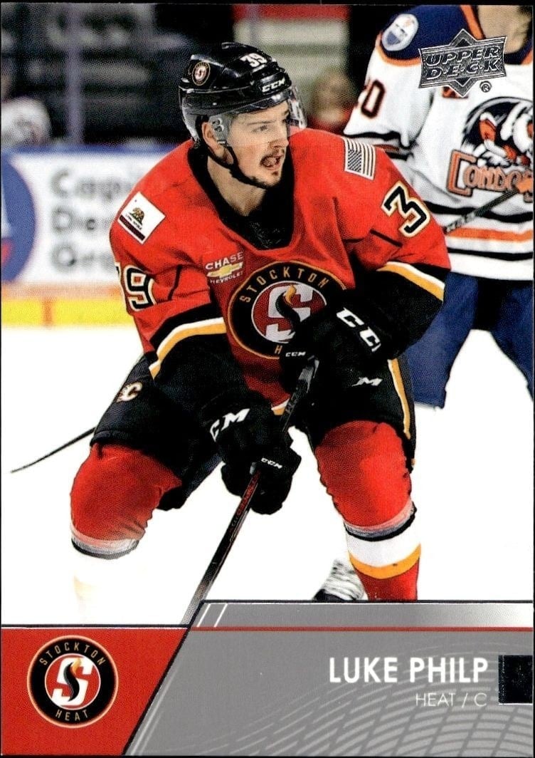 2021-22 Upper-Deck AHL Luke Philp #60 trading card
