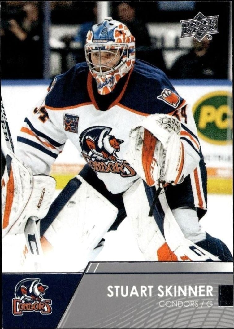 2021-22 Upper-Deck AHL Stuart Skinner #97 trading card