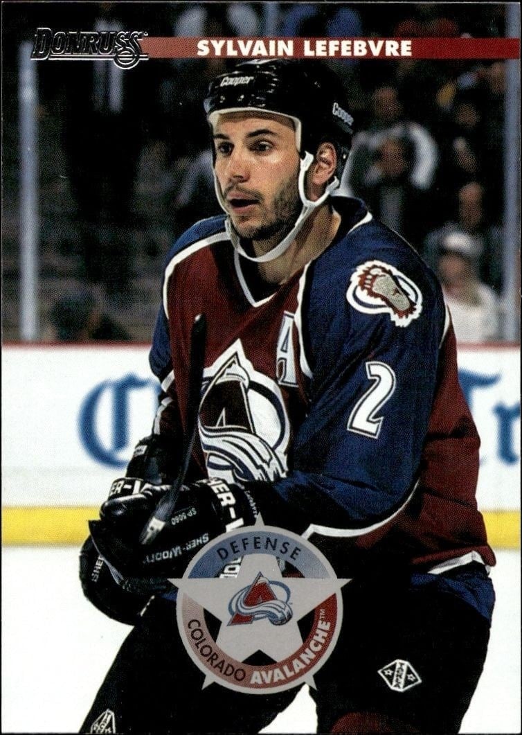 1996-97 Donruss Sylvain Lefebvre #81 trading card