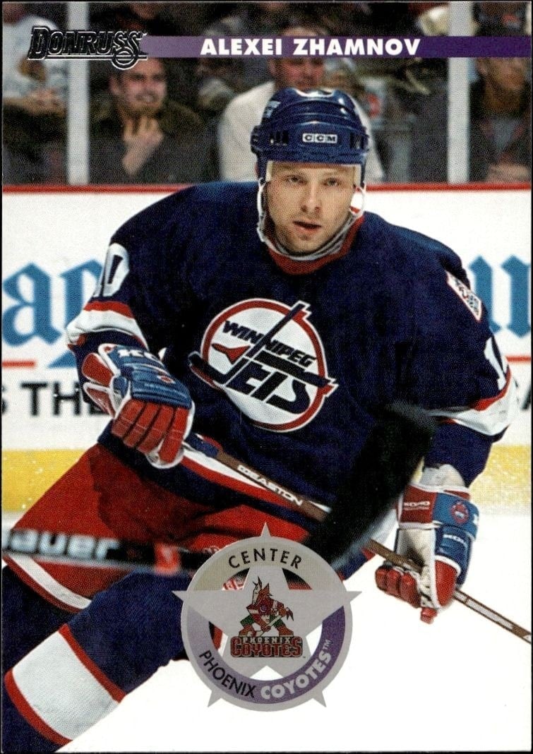 1996-97 Donruss Alexei Zhamnov #89 trading card