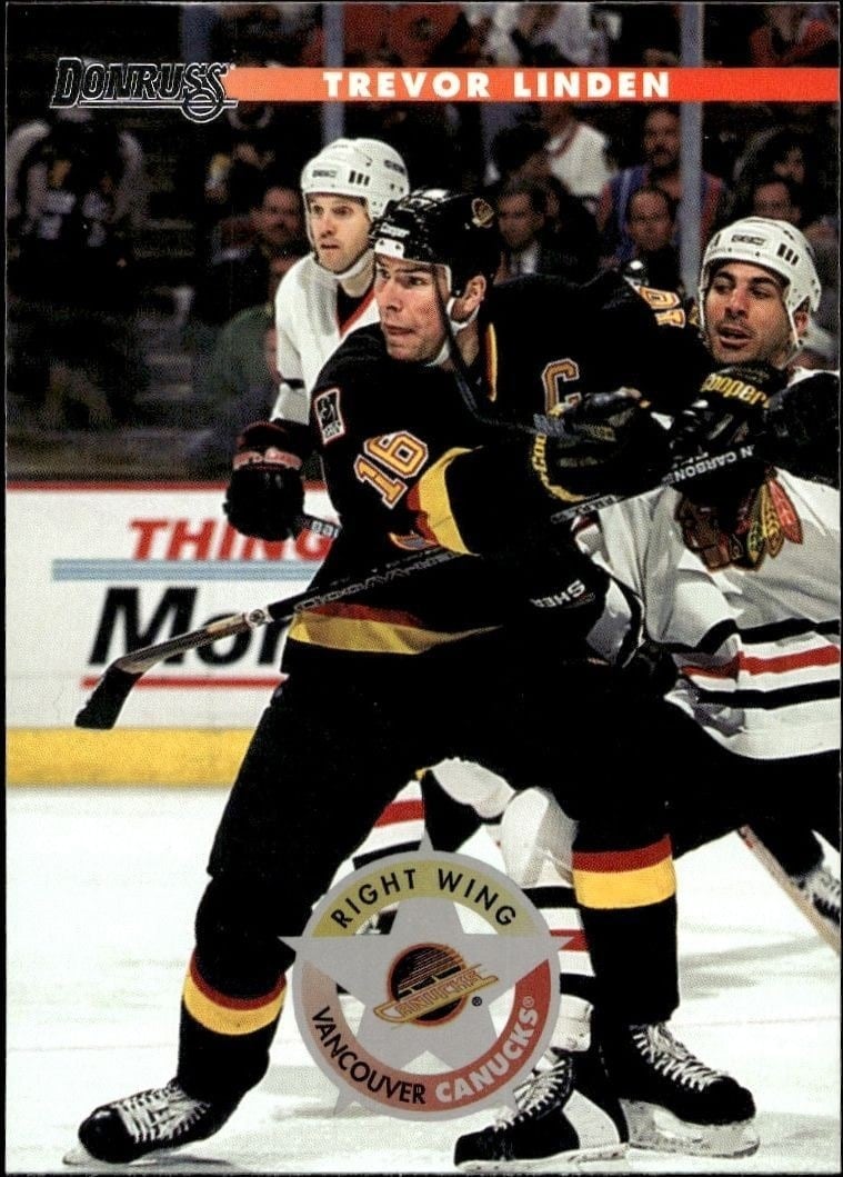 1996-97 Donruss Trevor Linden #102 trading card