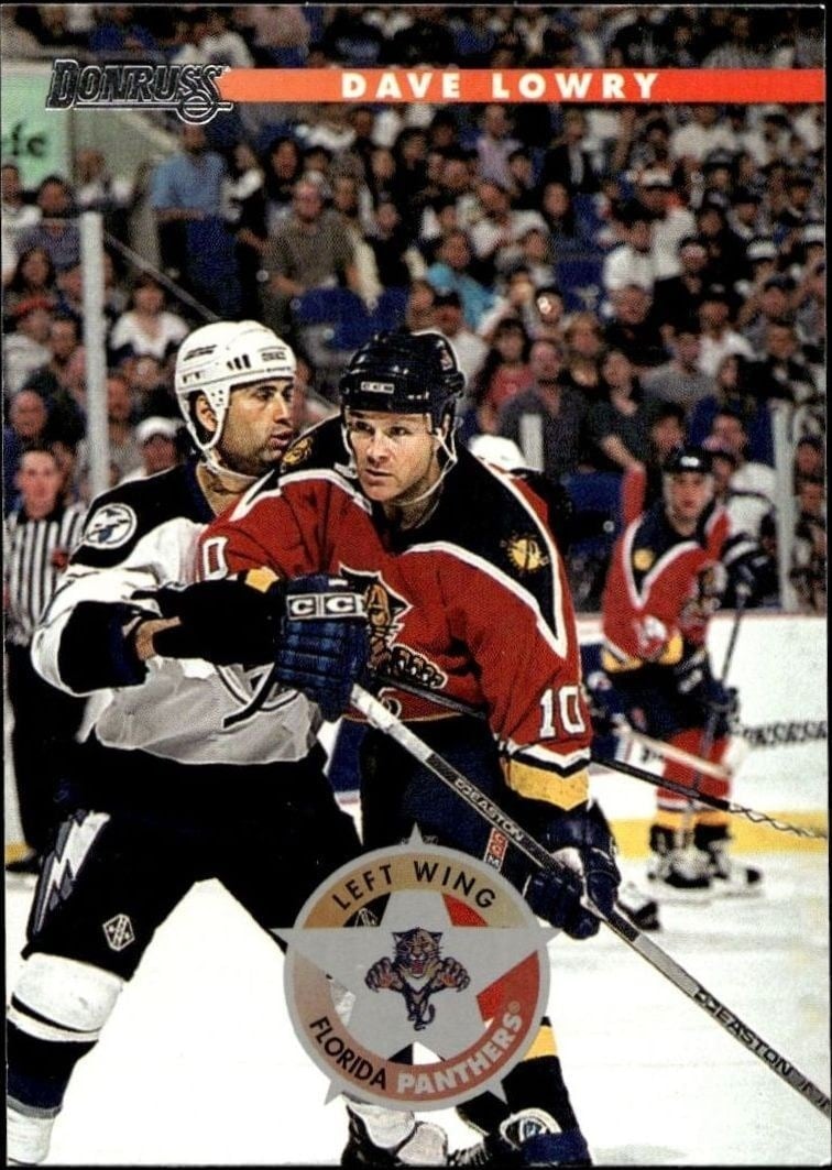 1996-97 Donruss Dave Lowry #174 trading card