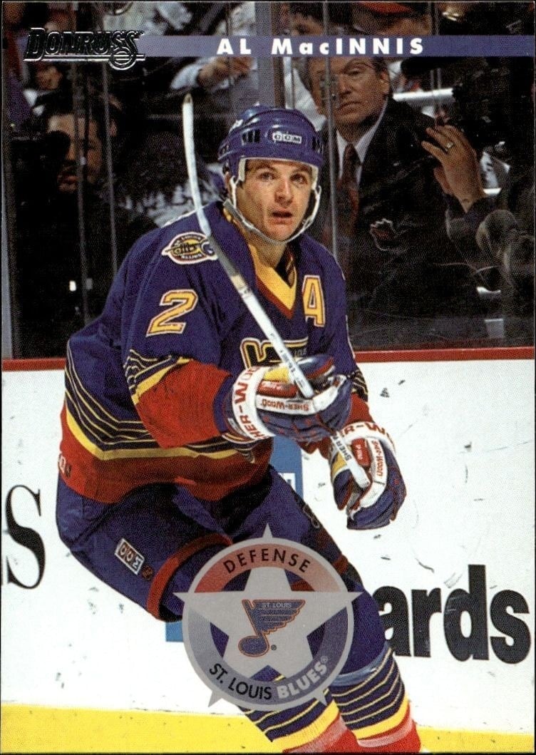 1996-97 Donruss Al MacInnis #12 trading card