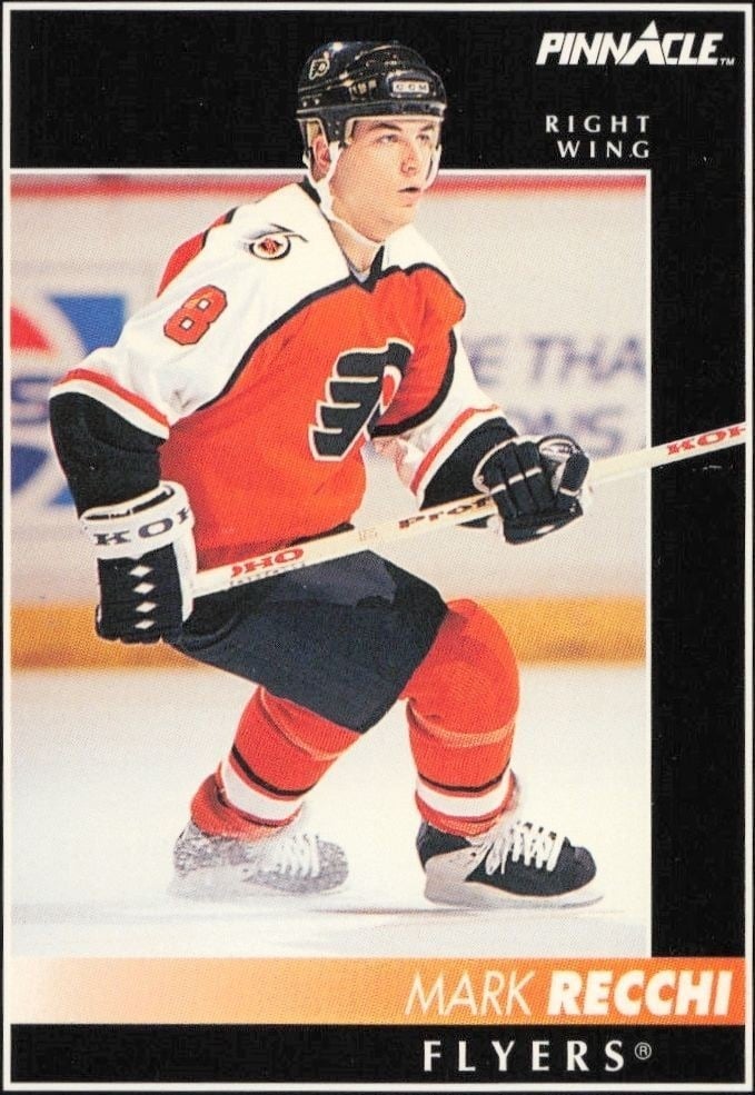 1992-93 Pinnacle Mark Recchi #80 trading card