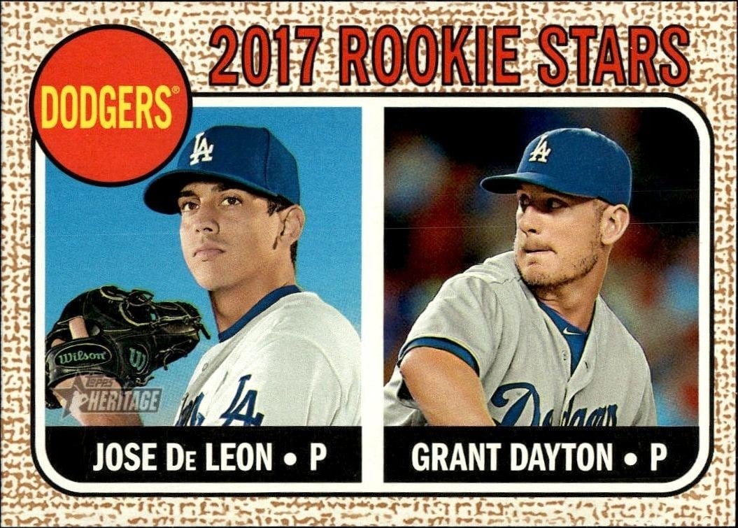 2017 Topps Heritage Grant Dayton #83 trading card