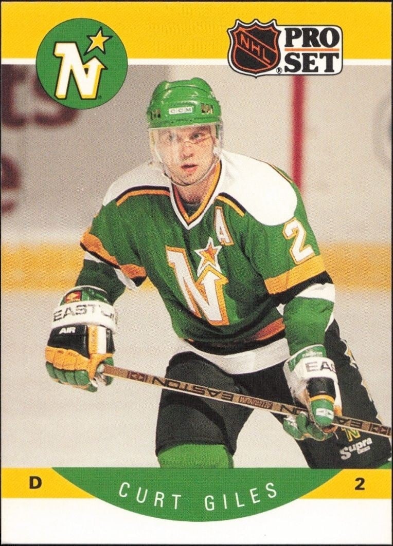 1990-91 Pro-Set NHL Series 1 Curt Giles #140 trading card