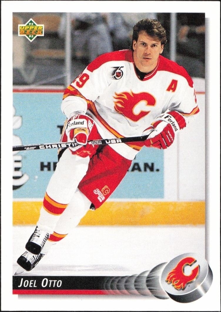 1992-93 Upper-Deck Joel Otto #220 trading card