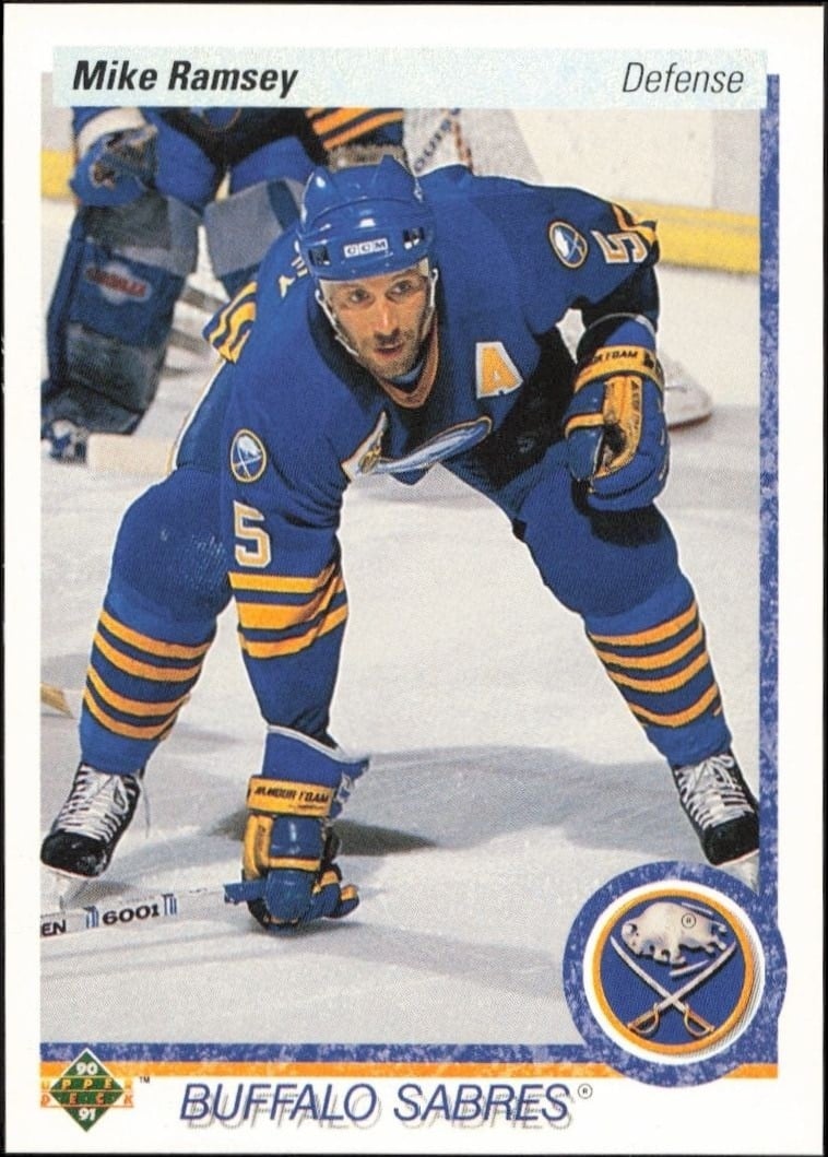 1990-91 Upper-Deck Mike Ramsey #168 trading card