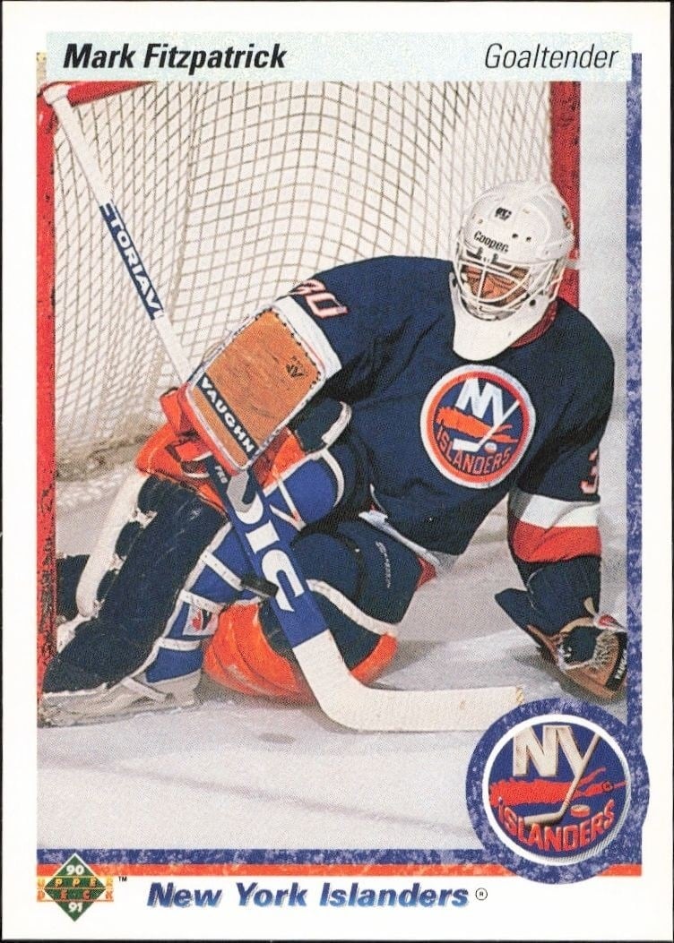 1990-91 Upper-Deck Mark Fitzpatrick #37 trading card