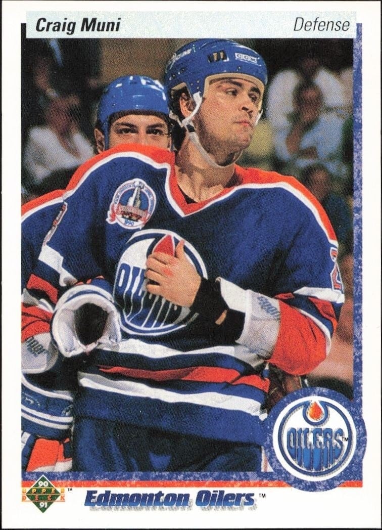 1990-91 Upper-Deck Craig Muni #21 trading card