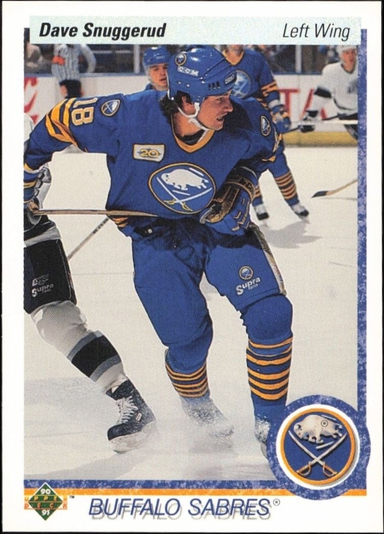 1990-91 Upper-Deck Dave Snuggerud #189 trading card