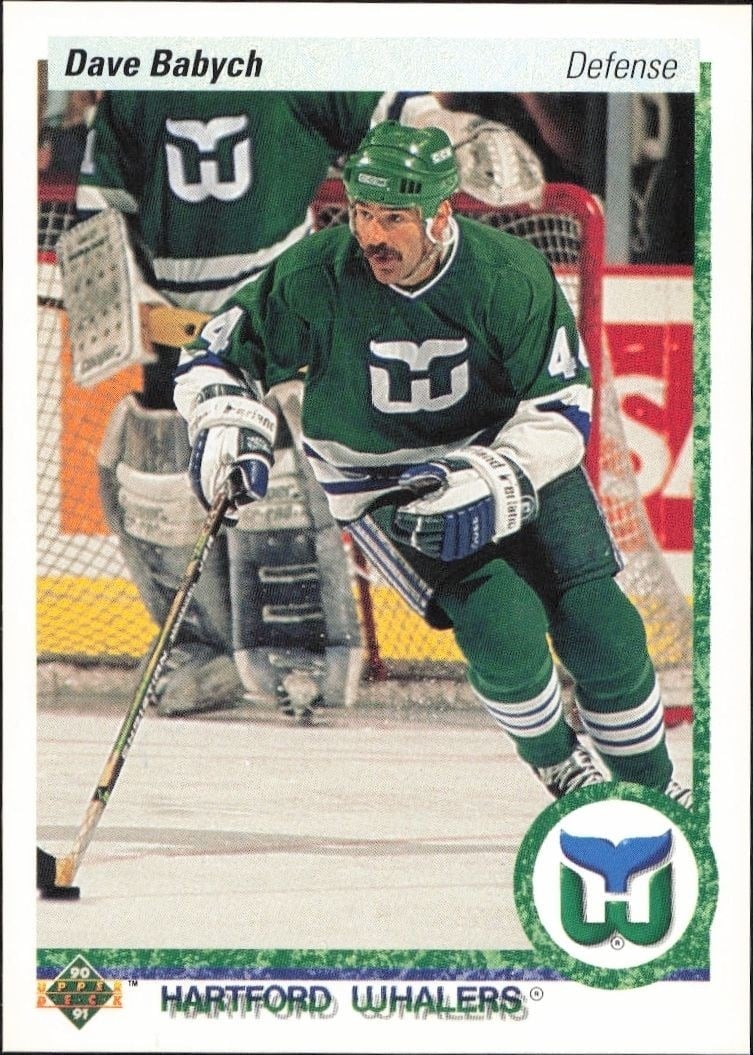 1990-91 Upper-Deck Dave Babych #194 trading card
