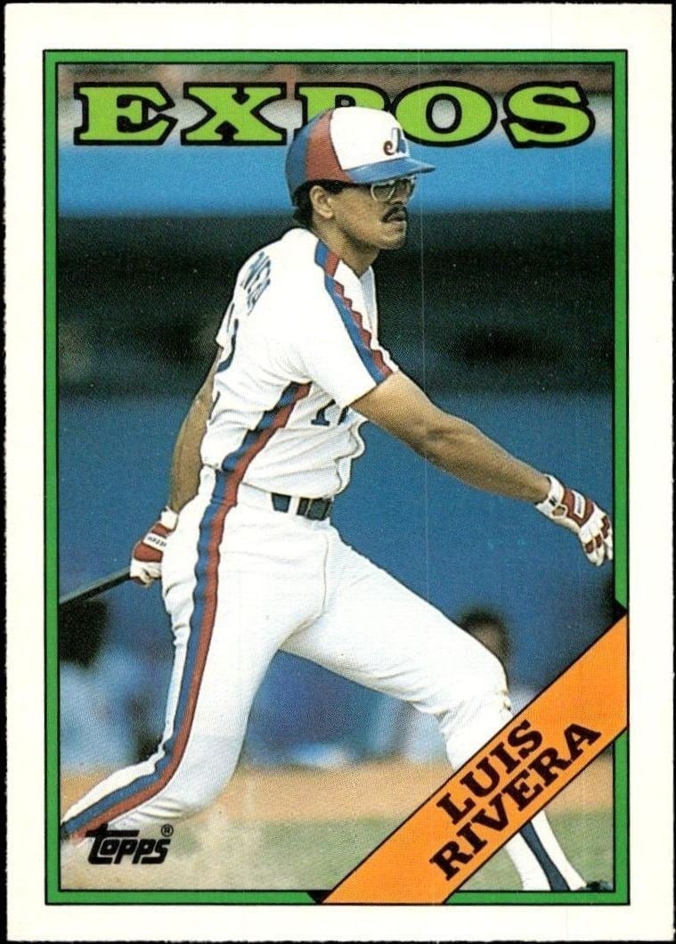 1988 Topps Traded Luis Rivera #94T trading card