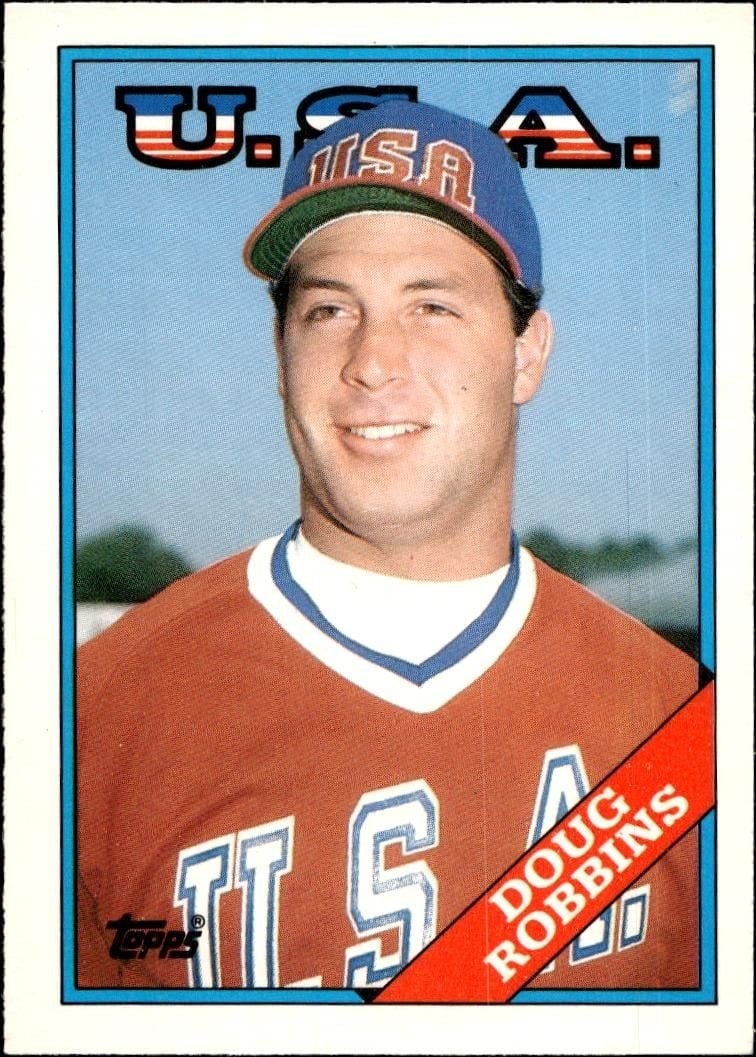 1988 Topps Traded Doug Robbins #95T trading card