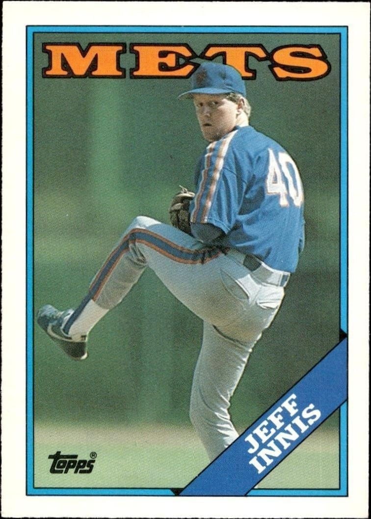 1988 Topps Traded Jeff Innis #54T trading card