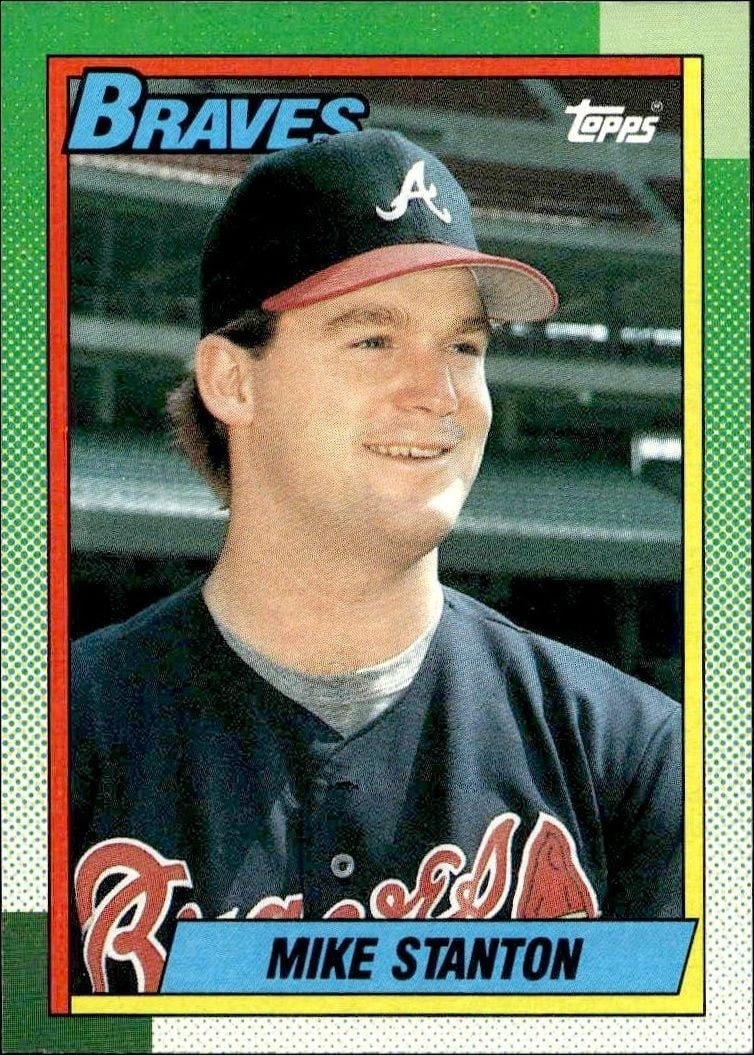 1990 Topps Mike Stanton #694 trading card